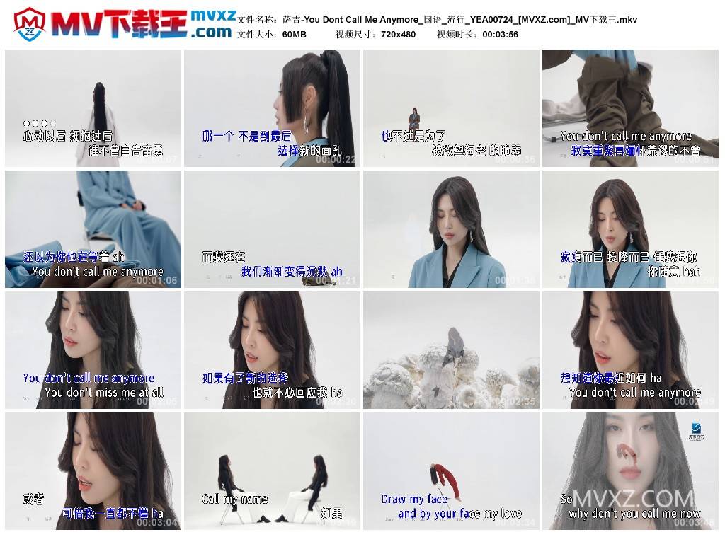 萨吉-You Dont Call Me Anymore_国语_流行_YEA00724